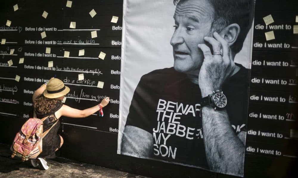 Így néz ki a Robin Williams-emlékfal a Szigeten