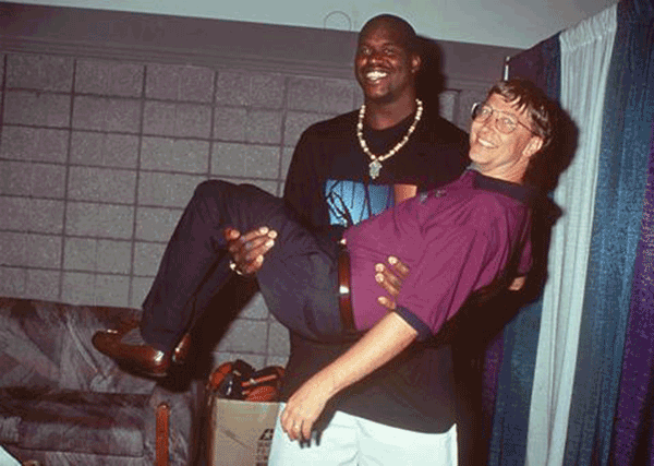 Shaq and Bill Gates