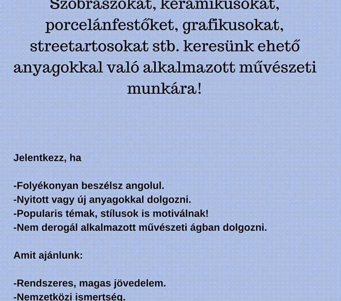 Az év hirdetése: Jelentkezz ehető anyagokkal való művészeti munkára!