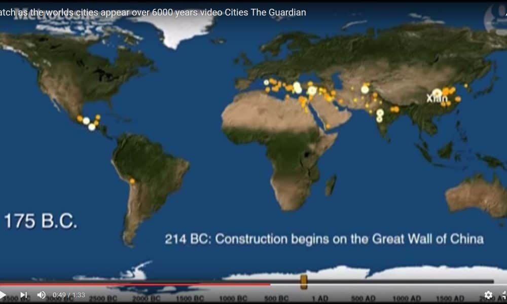Csodálatos videó a Föld városainak kialakulásáról