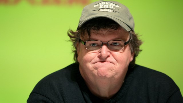 A negyedik emeletig jutott Michael Moore Donald Trump főhadiszállásán