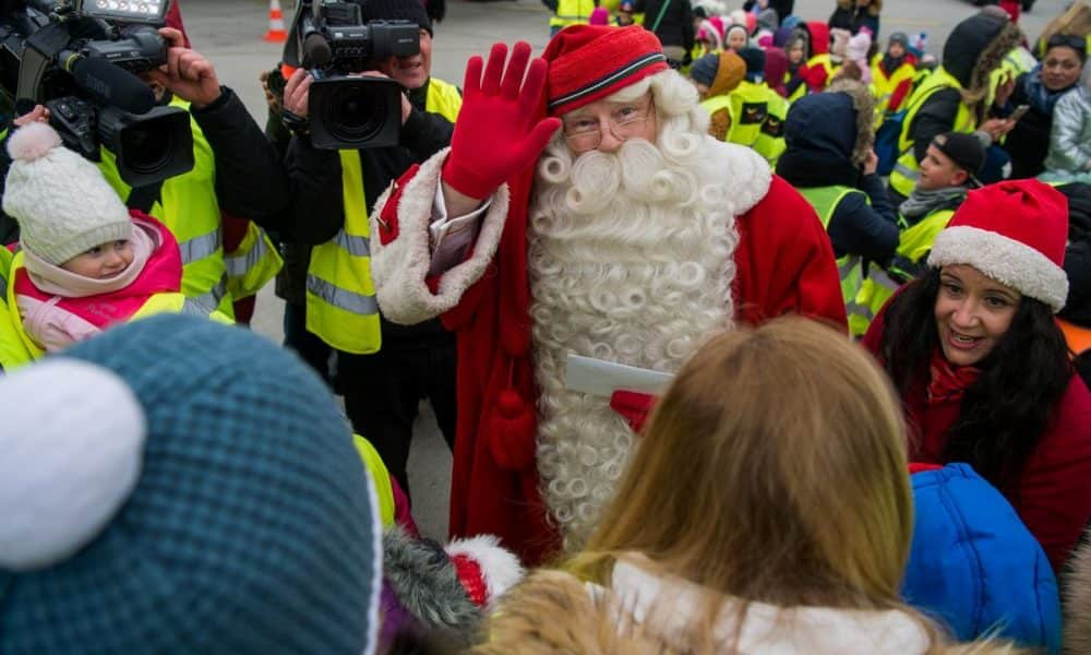 A nap fotója: Megérkezett Joulupukki, a lappföldi Mikulás