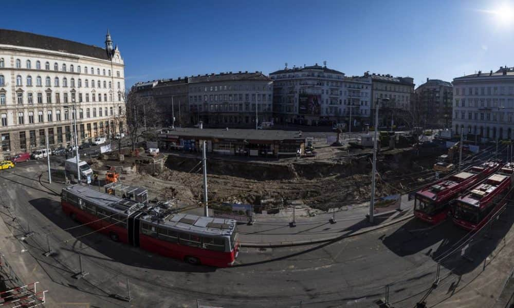 A nap fotója: Átalakítás alatt a Podmaniczky tér