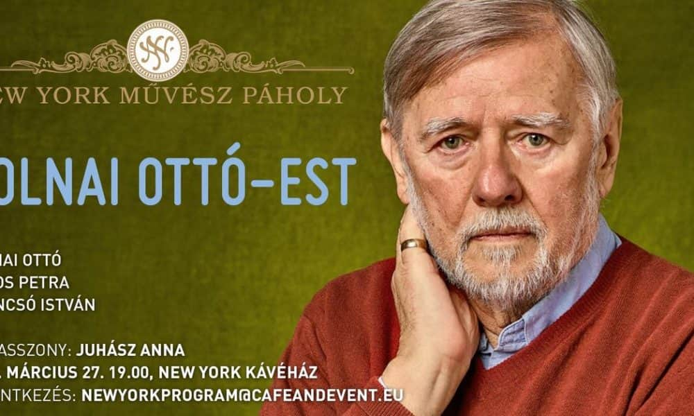 A Szeméremékszerekről beszélgetnek Tolnai Ottóval a New York Kávéházban