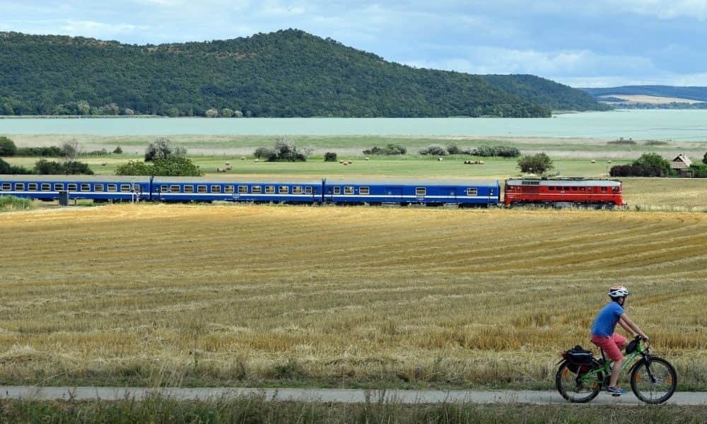 A nap fotója: A MÁV retrohétvégét tartott a Balatonon