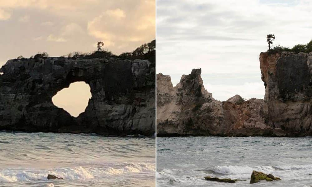 Leomlott a földrengésben Puerto Rico világhírű sziklaablaka, a Ventana