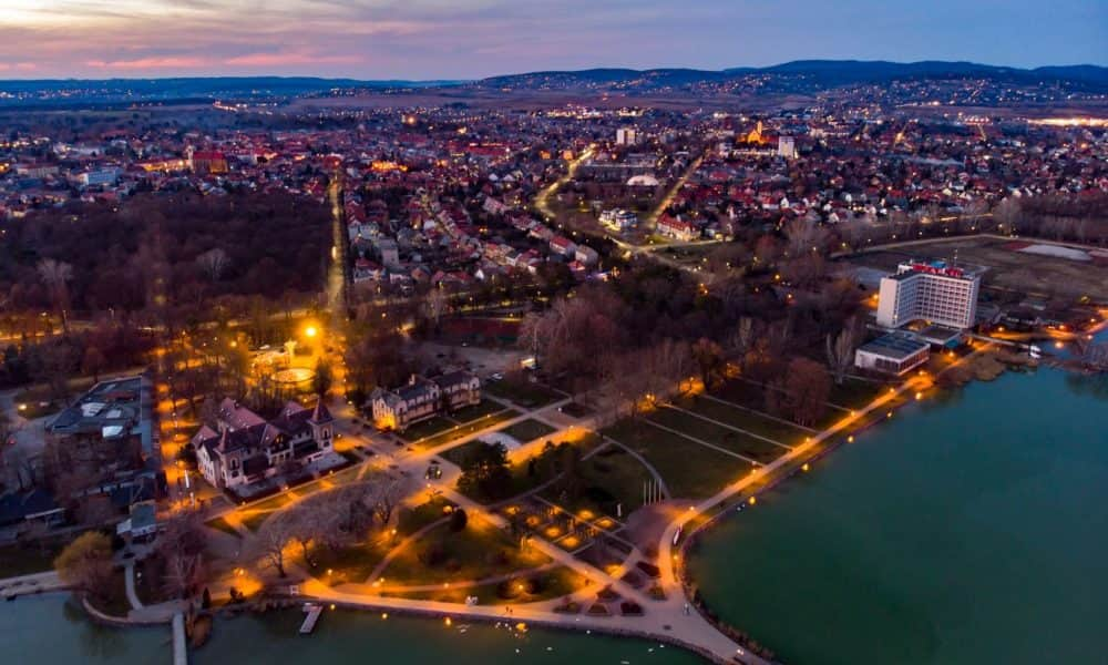 A nap fotója: Keszthely az égből