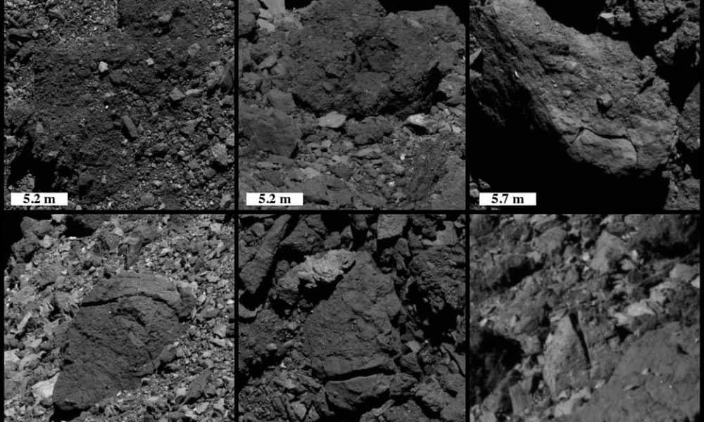 Megjöttek a fotók: látszanak a nyomai, ahol kimarkolt az űrszonda az aszteroidából