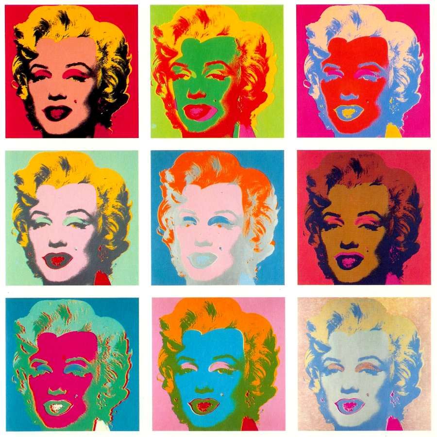 Andy Warhol Nine Marilyn
