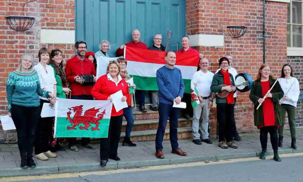 Bródy János dala így zengett Wales-ben március 15.-én