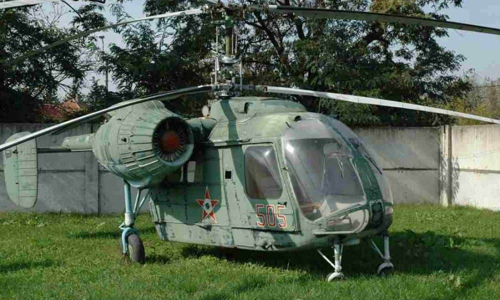 Kamov helikopter landolt az Aeroparkban