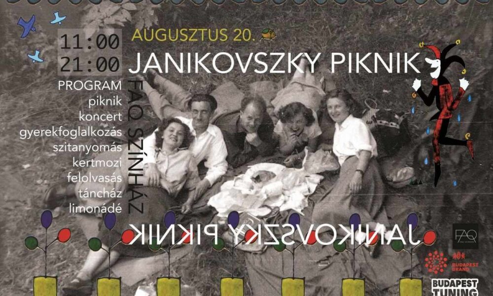 Friss limonádéval rendez Janikovszky Pikniket a FAQ Színház társulata