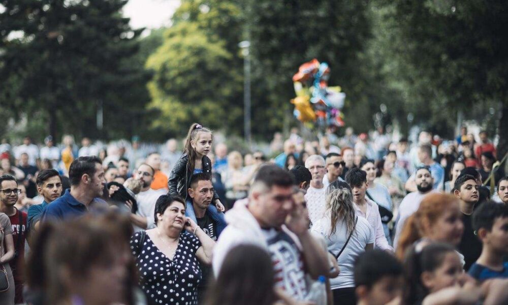 Emilio, Fatima, Burai Krisztián, Nagy Laci Gitano az ingyenes 8Feszt programjában