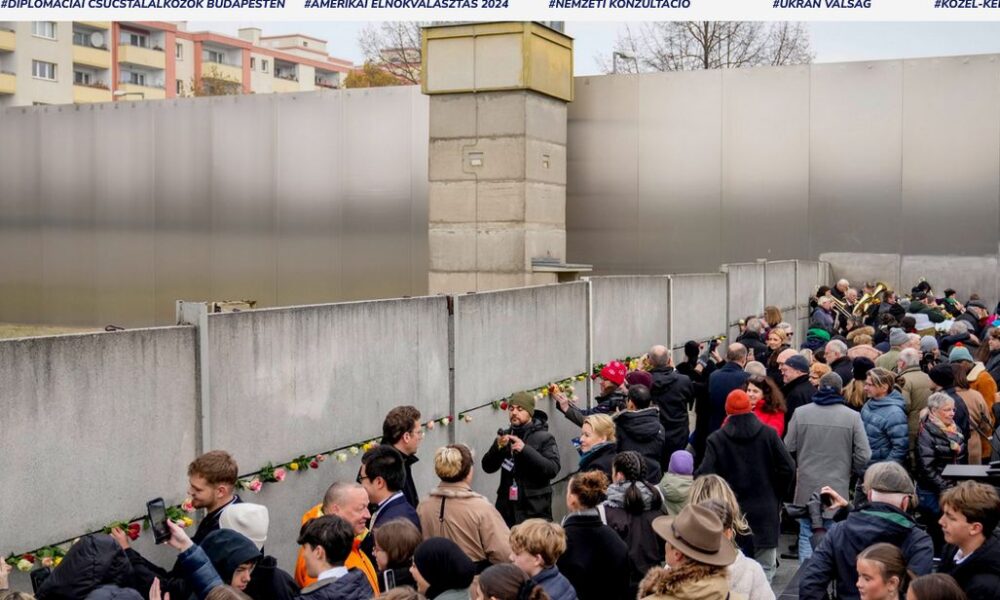 Lenyűgöző módon ünnepelték a berlini fal leomlását