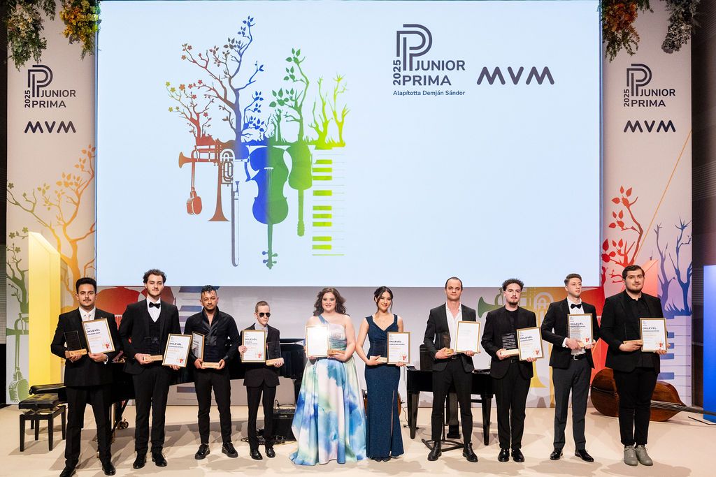 Ők 10-en kapták a 3 millió forintos Junior Prima díjat zeneművészet kategóriában
