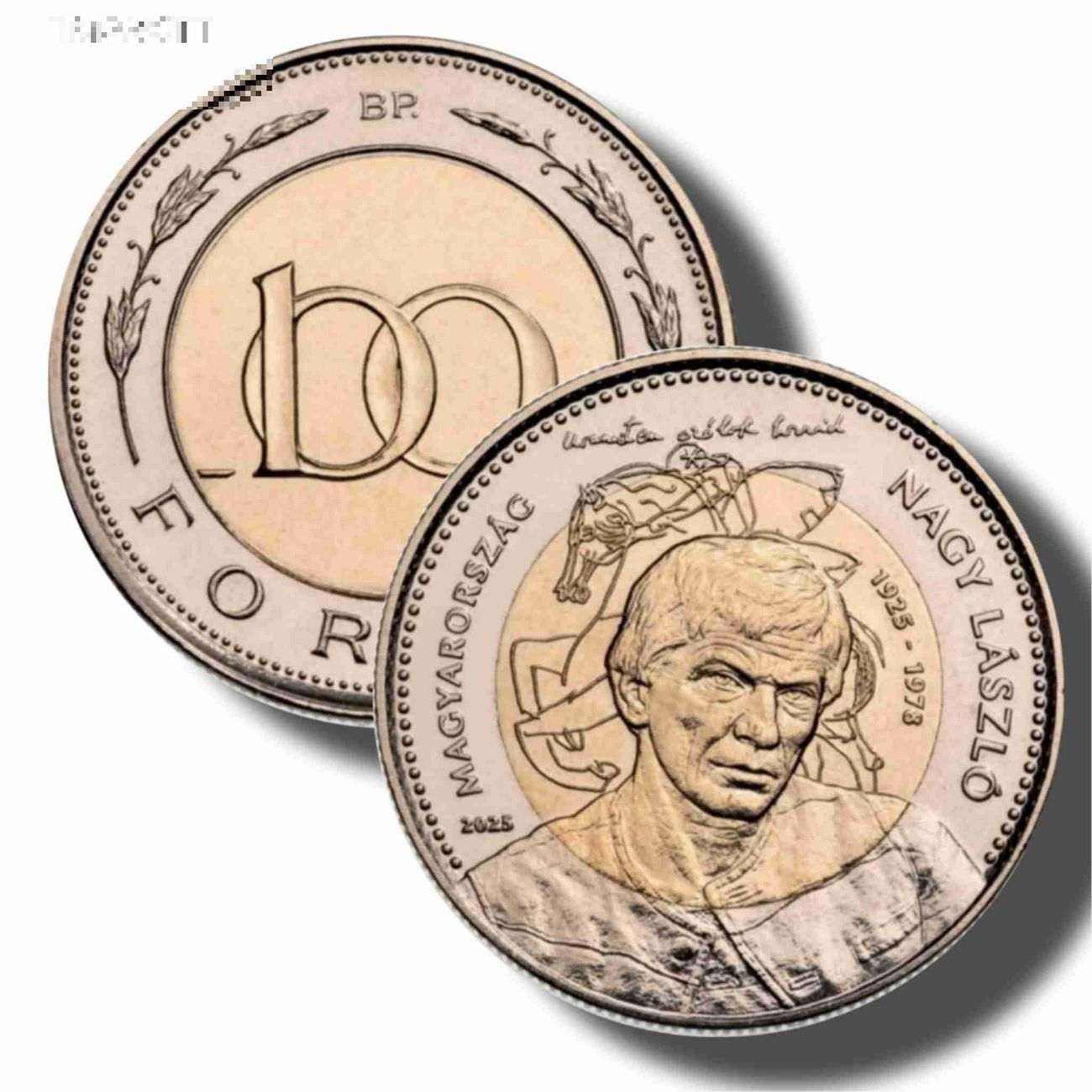 Nagy László-emlékérme a 100 éve született költőnek