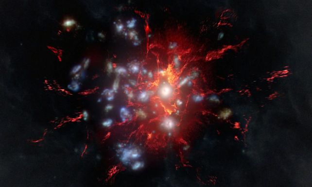 Egy 10 millió Kelvin hőmérsékletű galaxishalmaz ellentmond a világegyetem fejlődéséről gondoltaknak